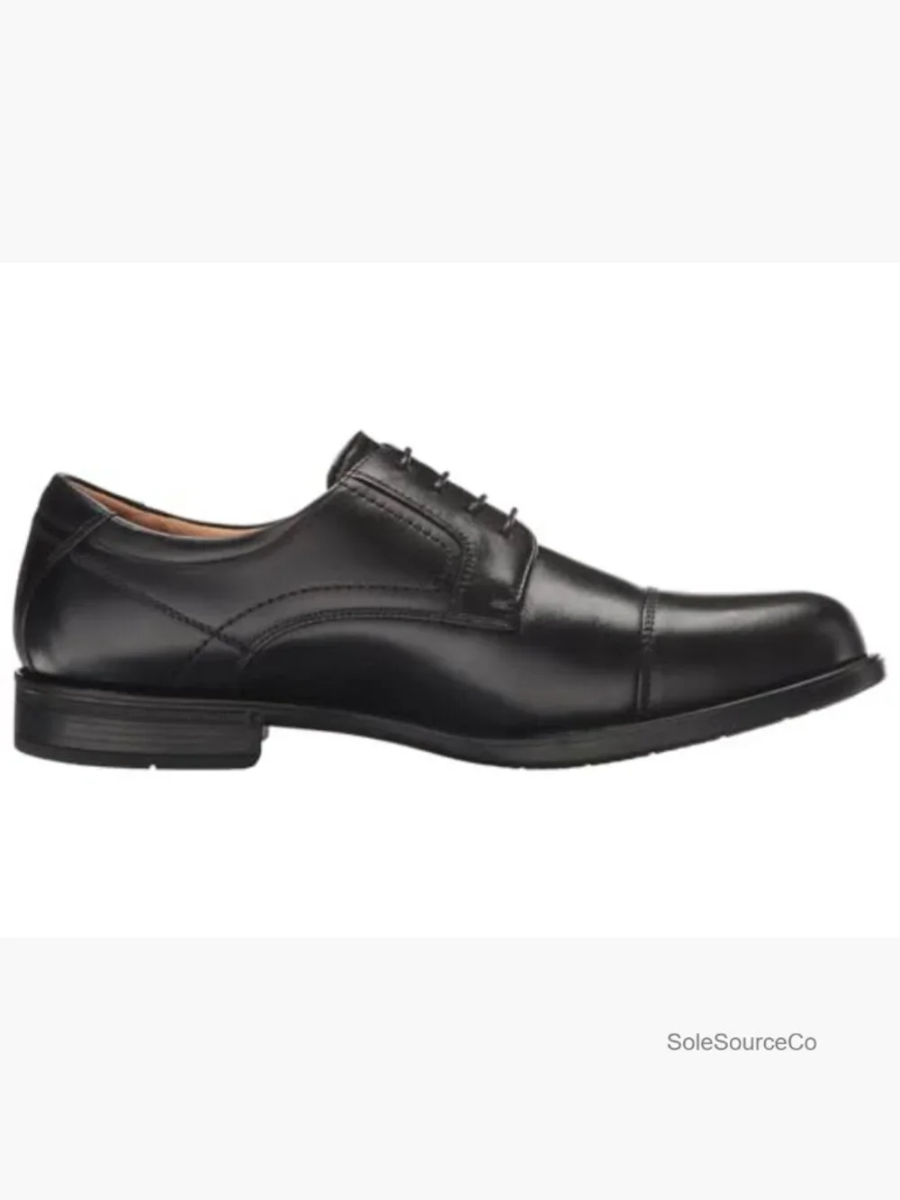 Men's Cap Toe Oxford Dress Shoes Leather Rubber Sole Lace Up